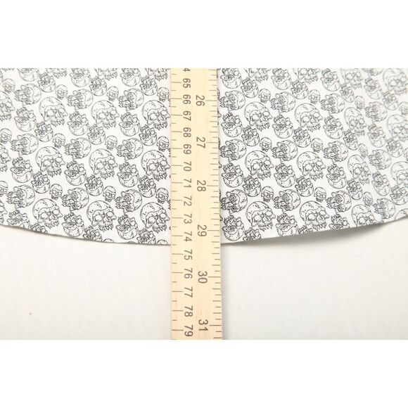 Robert Graham Shirt Mens Small White Gray Skulls AOP Flip Cuff - Picture 10 of 11